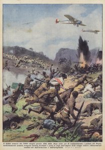 The Failed Attack of the 7000 Ethiopians Near Abbi Addi by Achille Beltrame